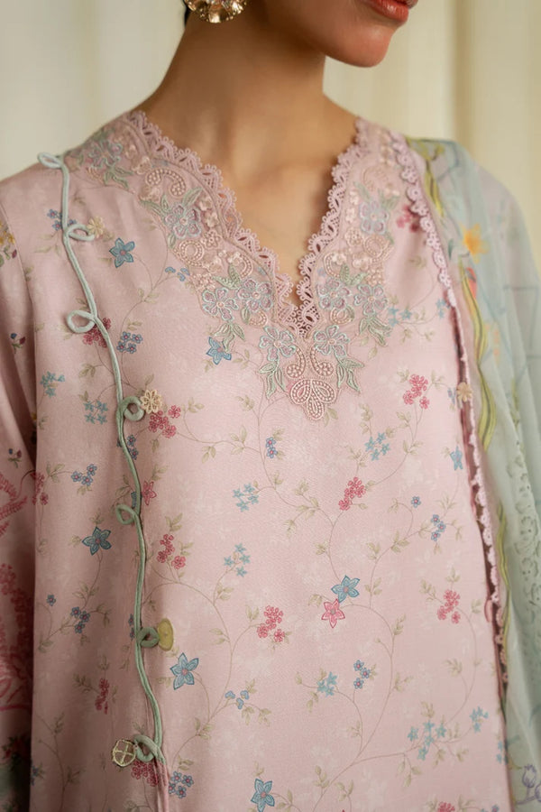 Aabyaan Print Luxe Linen ELODIE (AK-07)