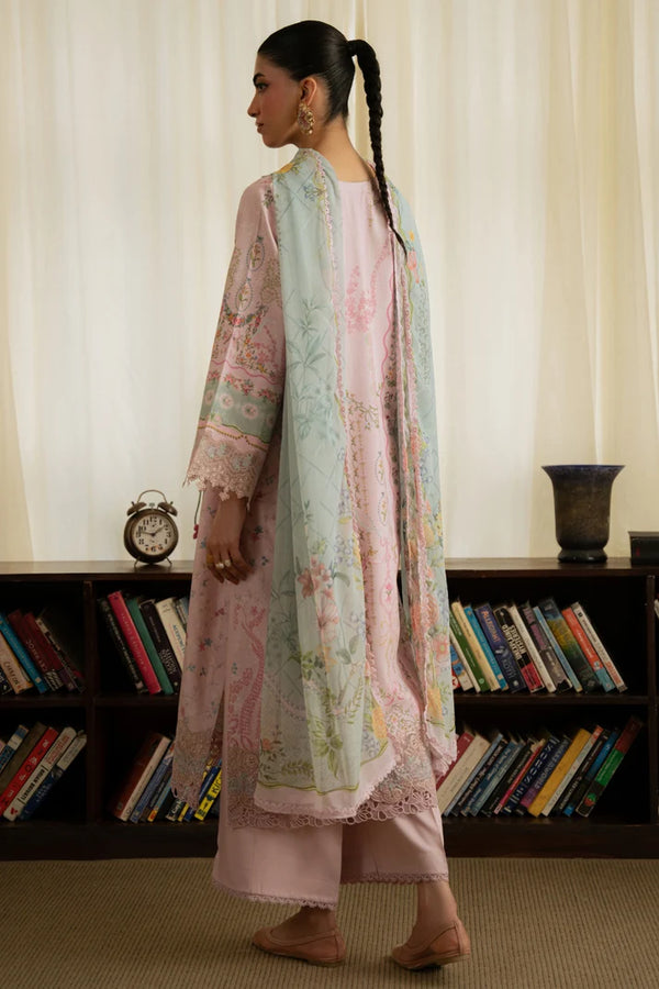Aabyaan Print Luxe Linen ELODIE (AK-07)