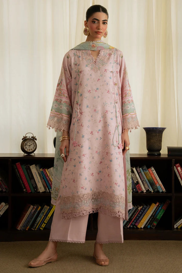 Aabyaan Print Luxe Linen ELODIE (AK-07)