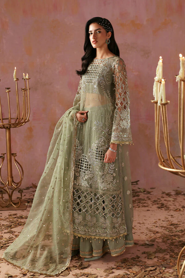 TARA BY SARDINIA UN-STITCHED-3PC | Sage