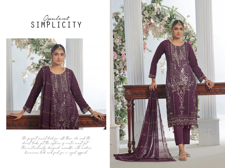 HAREEM BY BIN HAMEED | LUXURY CHIFFON | D-08