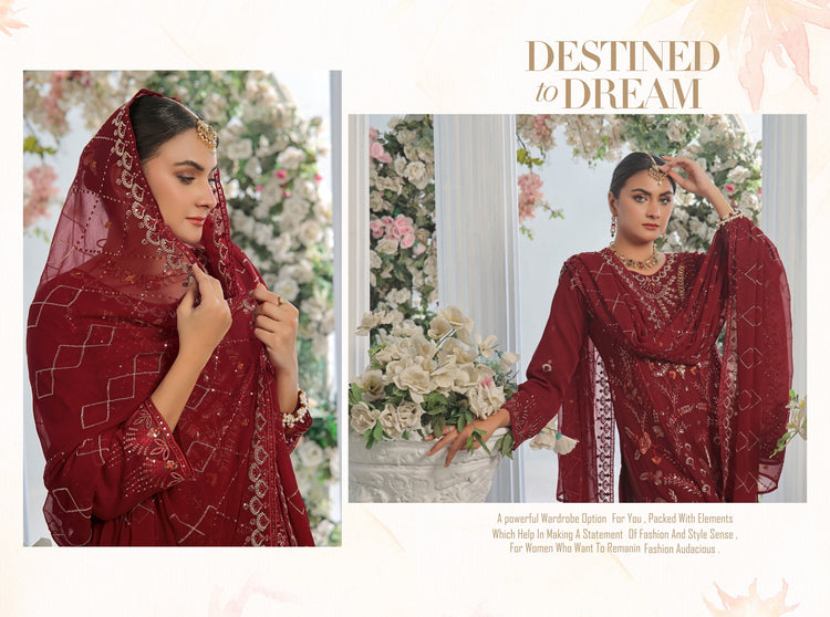 HAREEM BY BIN HAMEED | LUXURY CHIFFON | D-03