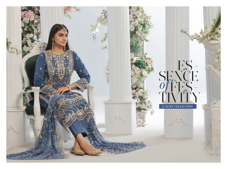 HAREEM BY BIN HAMEED | LUXURY CHIFFON | D-01