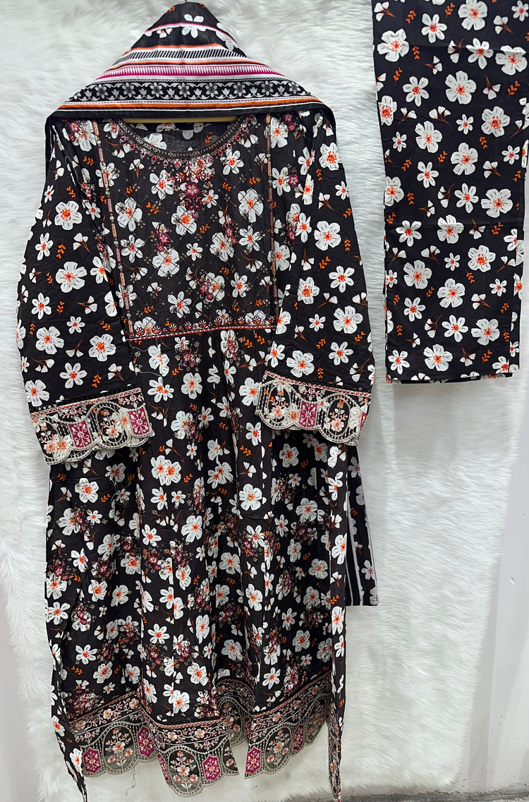 BIN SAEED CUTWORK FROCKS- 01