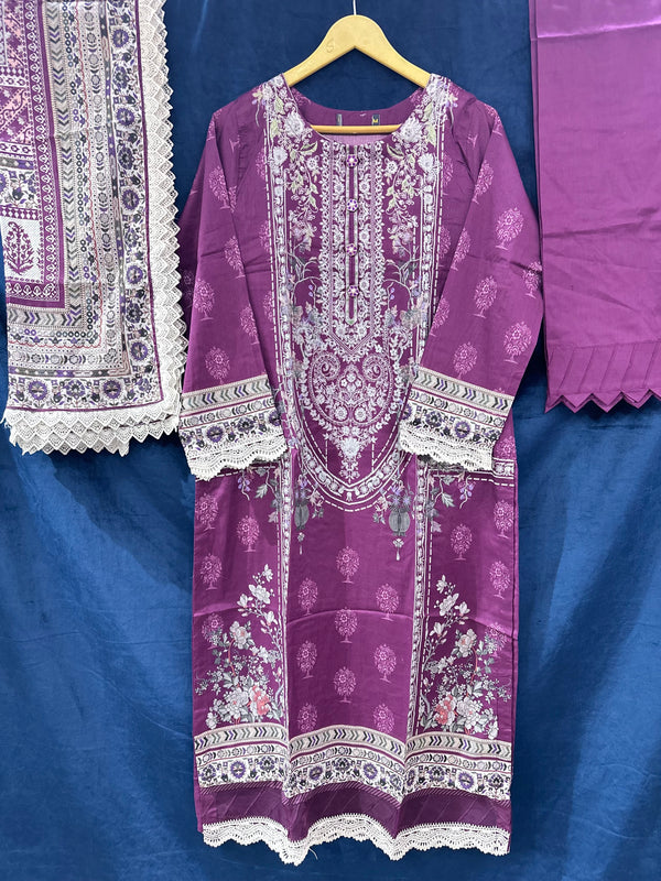 MAUSUMMERY STITCHED LAWN- 24