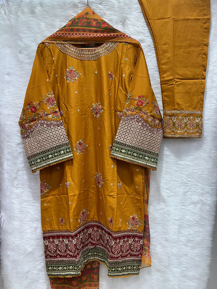 BIN SAEED EMB TROUSER- 08