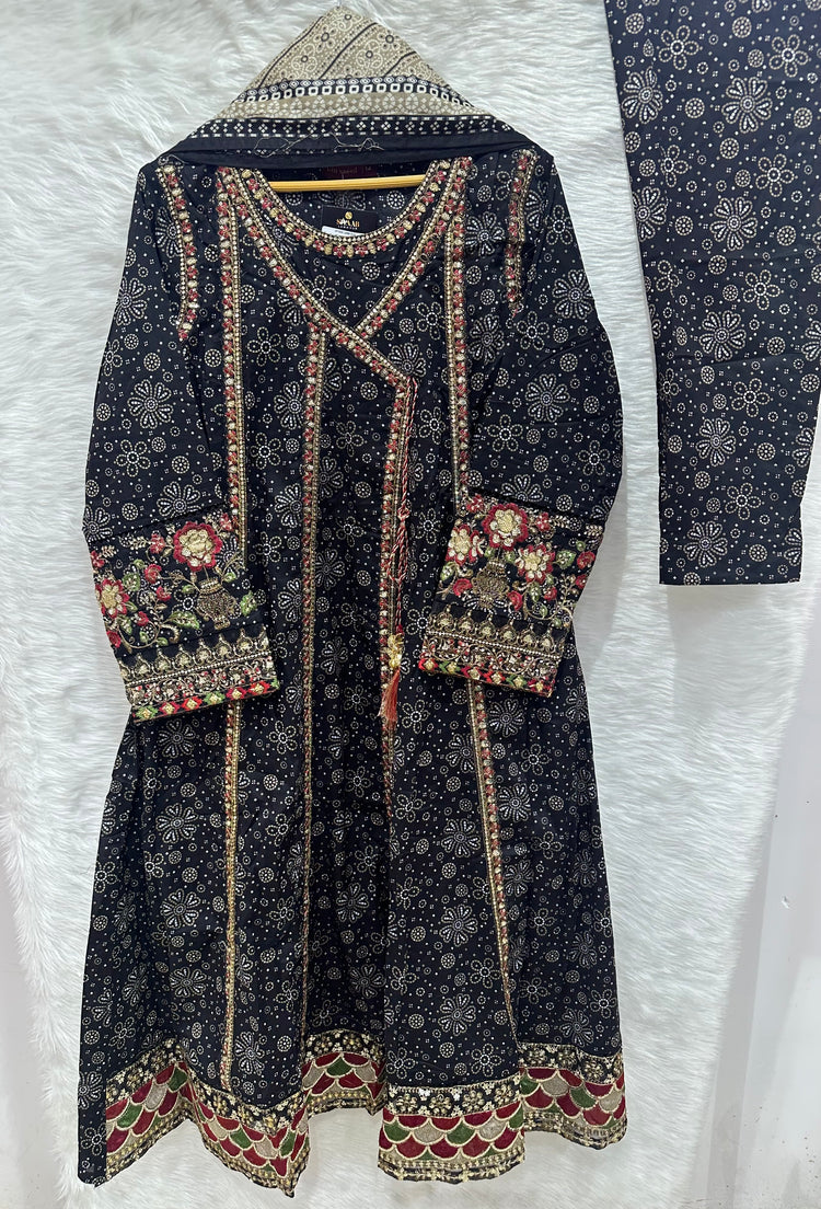 BIN SAEED CUTWORK FROCKS- 05