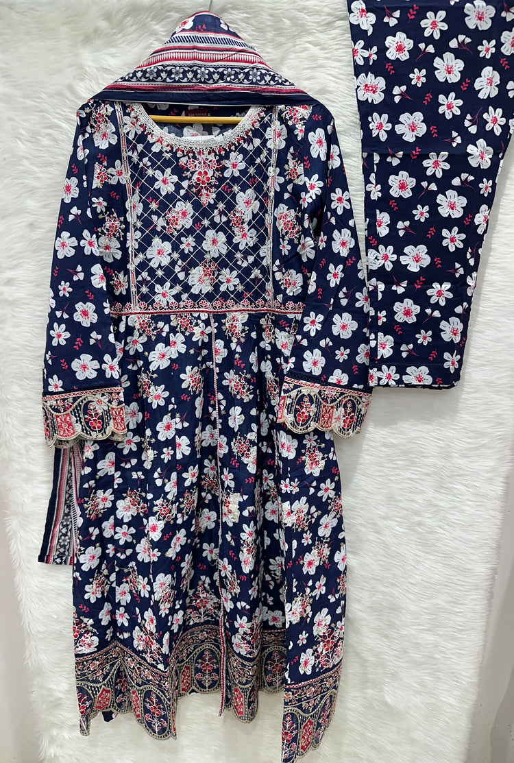 BIN SAEED CUTWORK FROCKS- 08