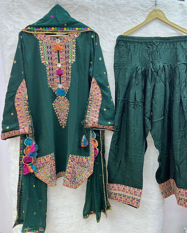 ROOHI KARMA- Emerald Green