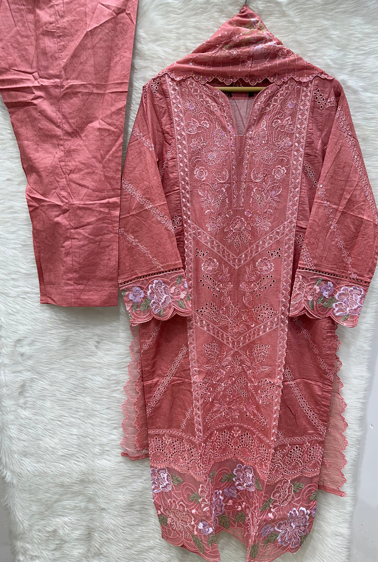 BIN SAEED EMBROIDERED DUPATTA- 03