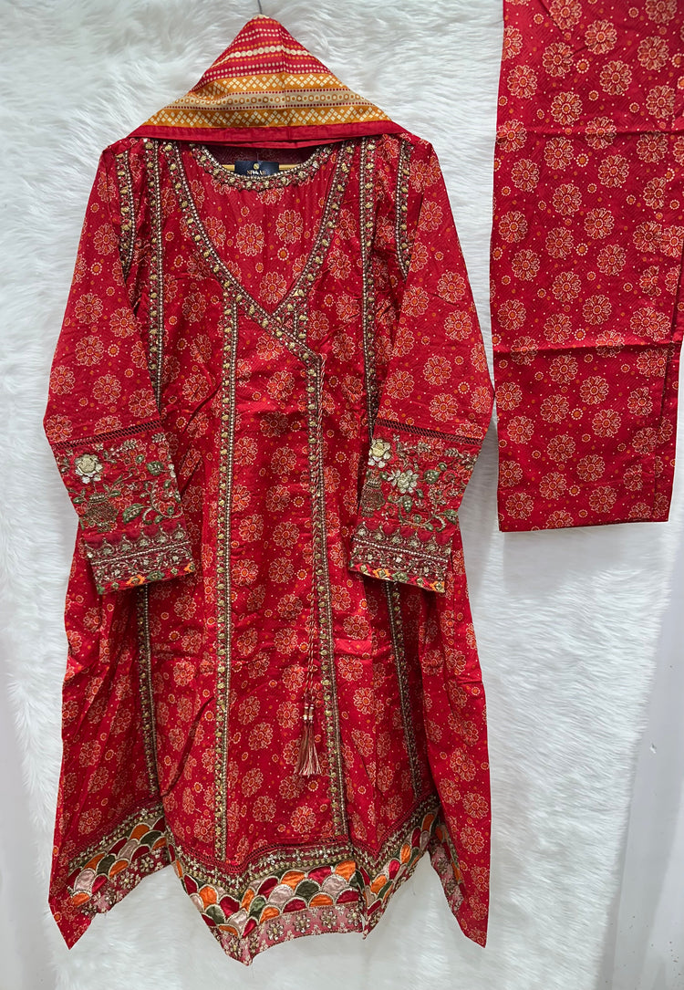 BIN SAEED CUTWORK FROCKS- 03