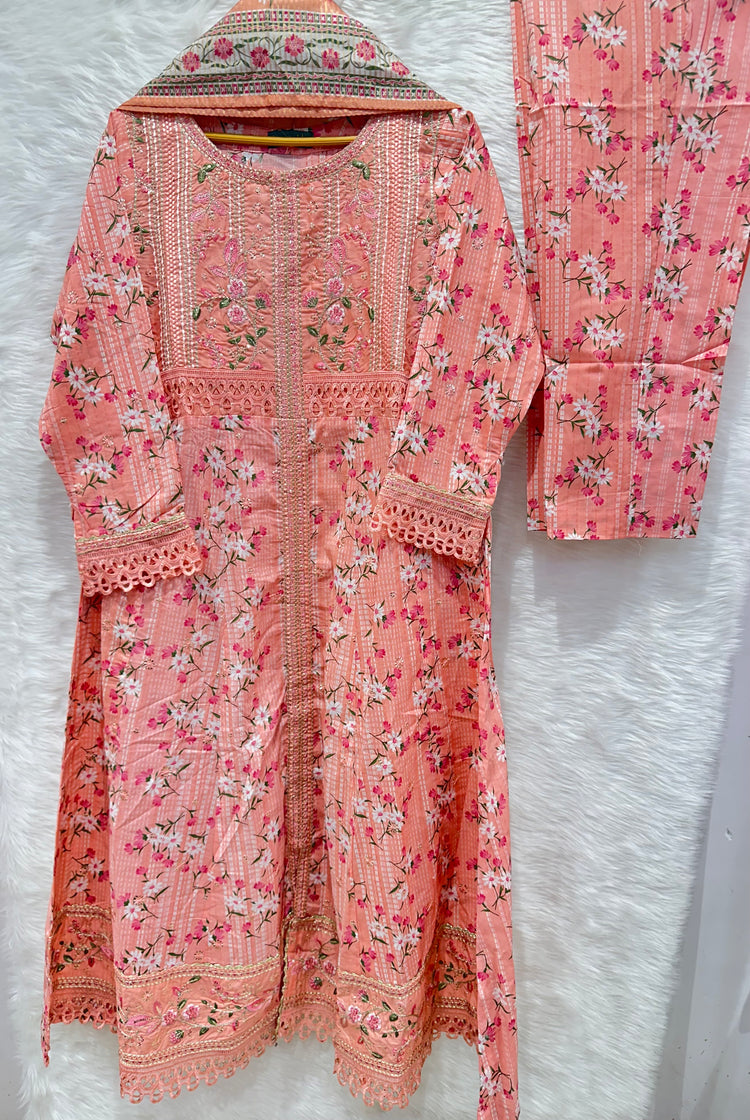 BIN SAEED CUTWORK FROCKS- 04