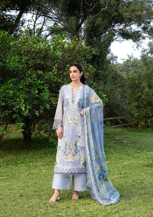 ELAF LUXURY LAWN FESTIVE | SKY BLISS