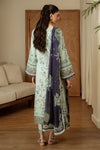 Aabyaan Print Luxe Linen AVELINE CELESTE (AK-09)