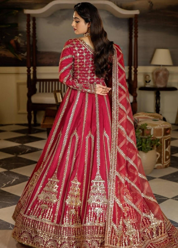 JAHAAN ARA BY |SERENE PREMIUM 3PC| SRS-06-SURKH ROO