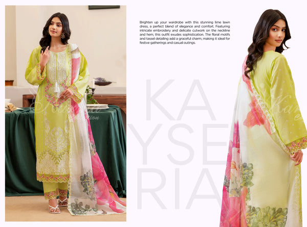 KAYSERIA KARMA STITCHED VOL - 1KC-1422 (LIME)