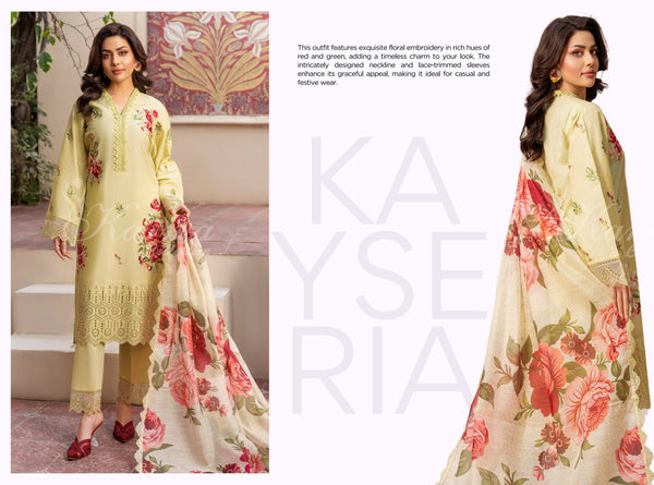 KAYSERIA KARMA STITCHED VOL - 1KC-1418 (SUGAR COOKIE)