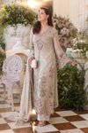 Maria b chiffon collection'26 /MPC-26-107-Ivory Beige
