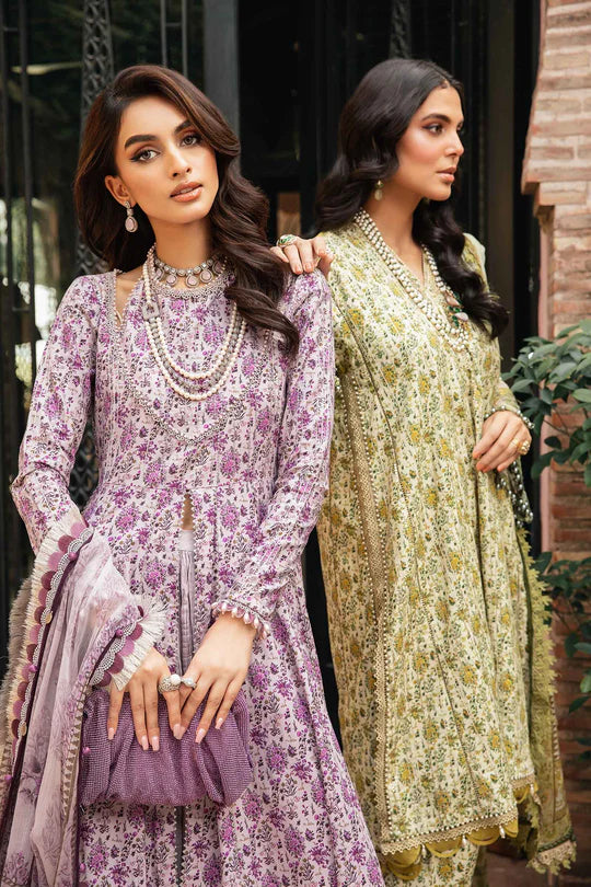 Maria b mprints 3 Piece Unstitched Printed Suit |MPT-2207-A