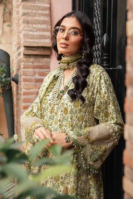 Maria b mprints 3 Piece Unstitched Printed Suit |MPT-2207-A