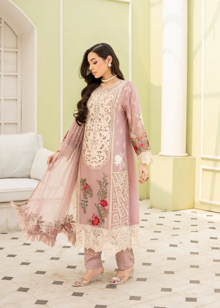UFAQ BY ZAINAB FAZLANI SEMI-STITCHED 3PC | ZFUF-011