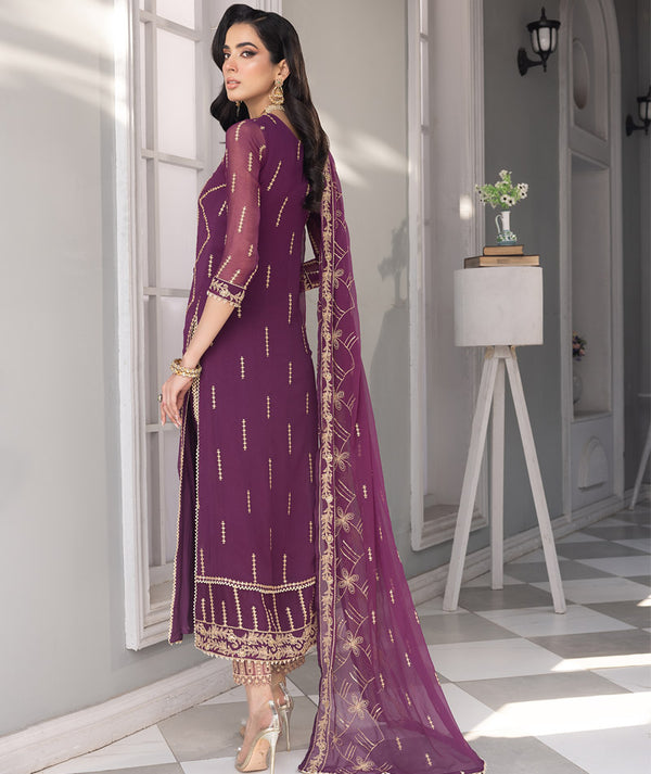 MERAKISH LUXURY CHIFFON STITCHED 3PCS SUITS-04