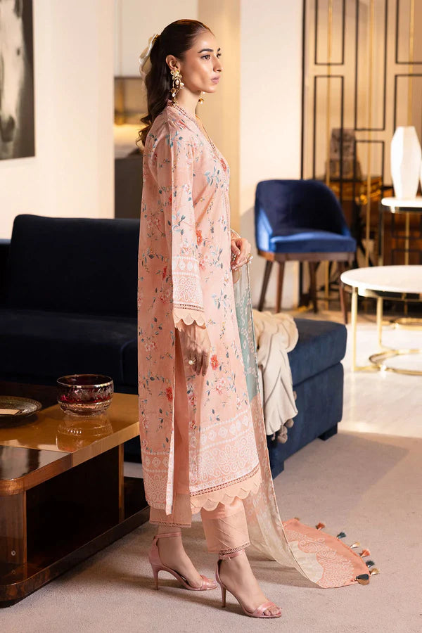 NUREH SIGNATURE PRINTS UN-STITCHED 3PC | SP-114