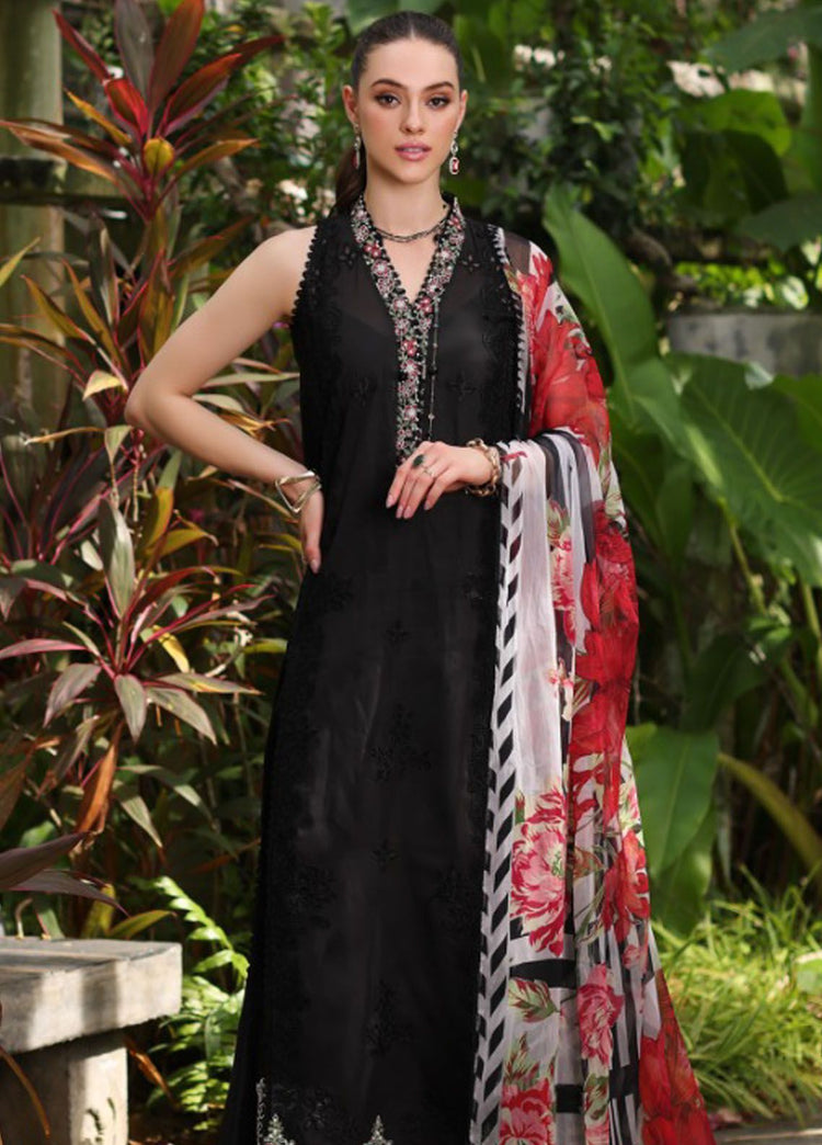 NOOR BY SAADIA ASAD LUXURY CHIKANKARI LUXURY LAWN | D-06A