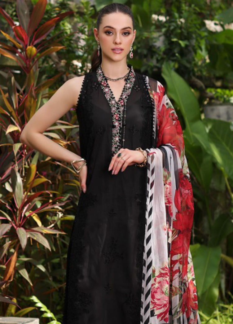 NOOR BY SAADIA ASAD LUXURY CHIKANKARI LUXURY LAWN | D-06A