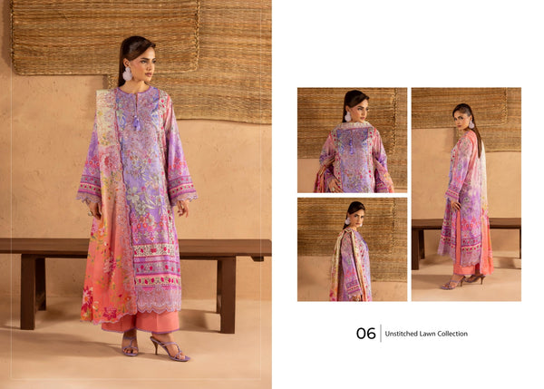 MAHAJAL BY GULLJEE UN-STITCHED 3PC | D-06
