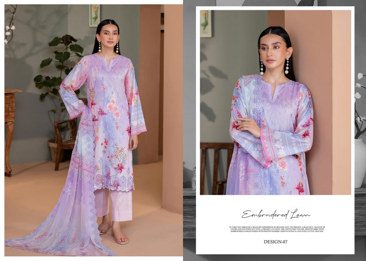 RANG PASAND GULJEE UNSTITCHED LAWN D-07