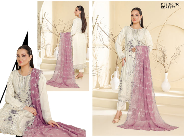 RAISE BY BIN HAMEED SEMI-STITCHED 3PC | D-06