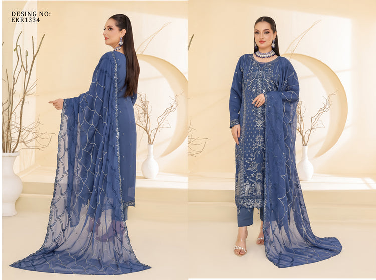 RAISE BY BIN HAMEED SEMI-STITCHED 3PC | D-09