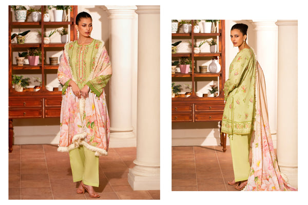 MAUSUMMERY STITCHED 3PC | D-08