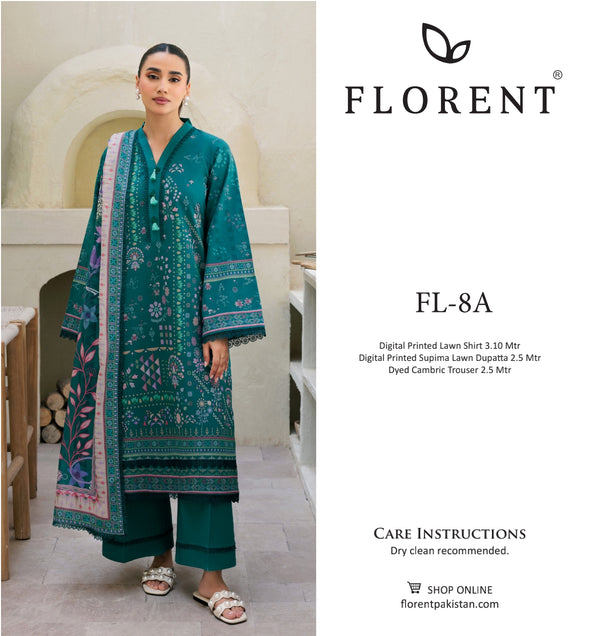 FLORENT LUXURY LAWN STITCHED | D-16