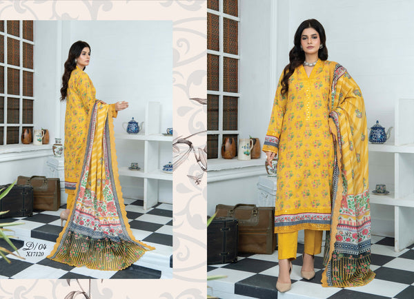 MASHAAL BY RIAZ ARTS | UN-STITCHED 3PC |D-07