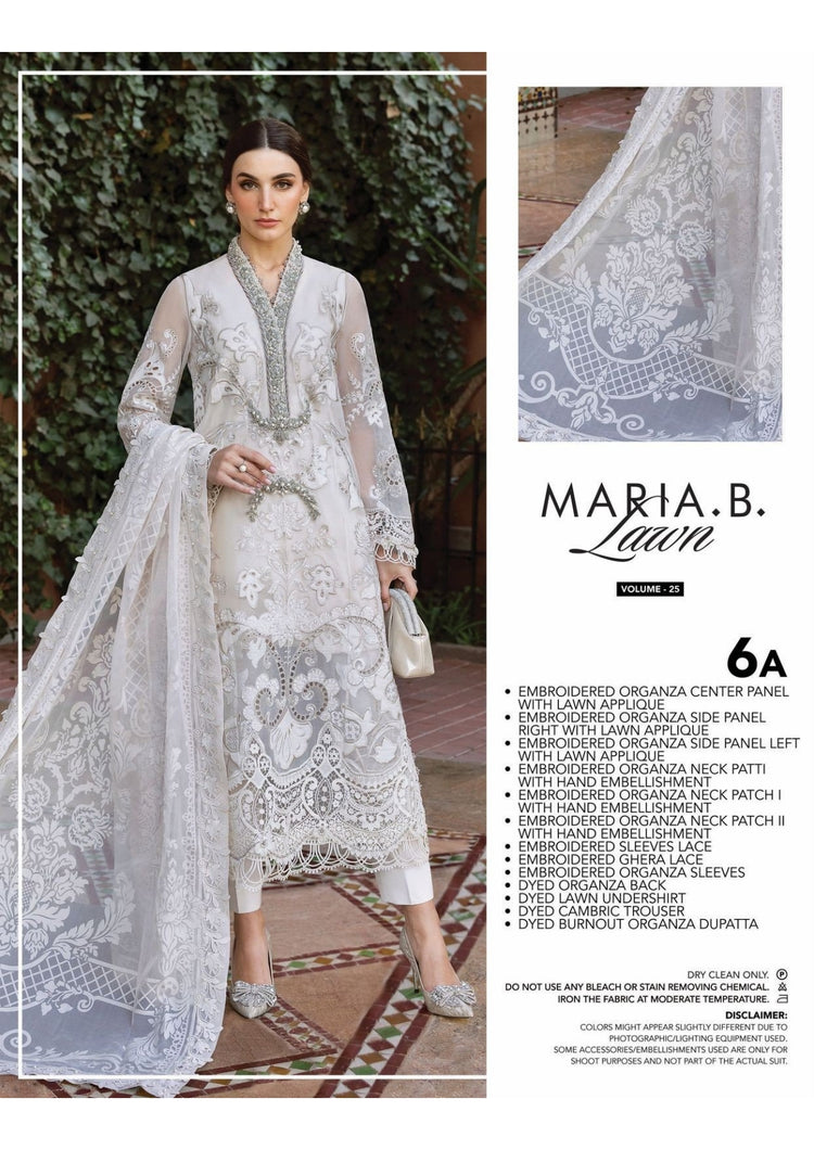 MARIA B LUXURY UNSTITCHED LUXURY LAWN (6-A)