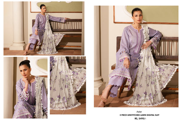 MAUSUMMERY STITCHED 3PC | D-09