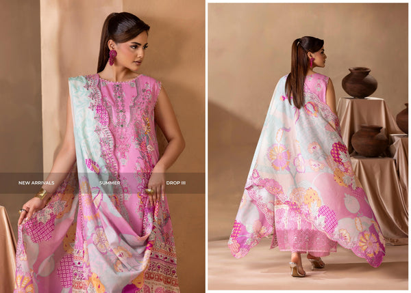 MAHAJAL BY GULLJEE UN-STITCHED 3PC | D-11