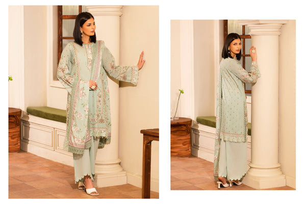 MAUSUMMERY STITCHED 3PC | D-07