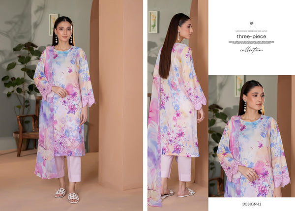 RANG PASAND GULJEE UNSTITCHED LAWN D-12