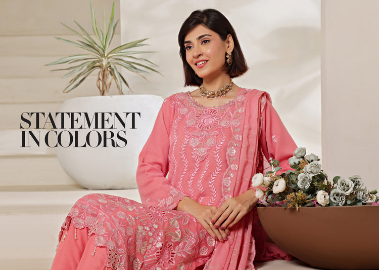 BISMA BY BIN HAMEED SEMI-STITCHED | EKR-1410