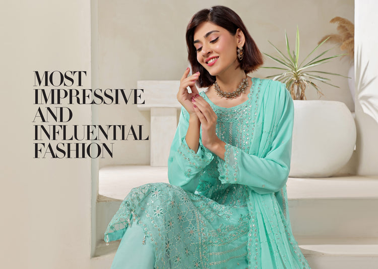 BISMA BY BIN HAMEED SEMI-STITCHED | RAY-1442