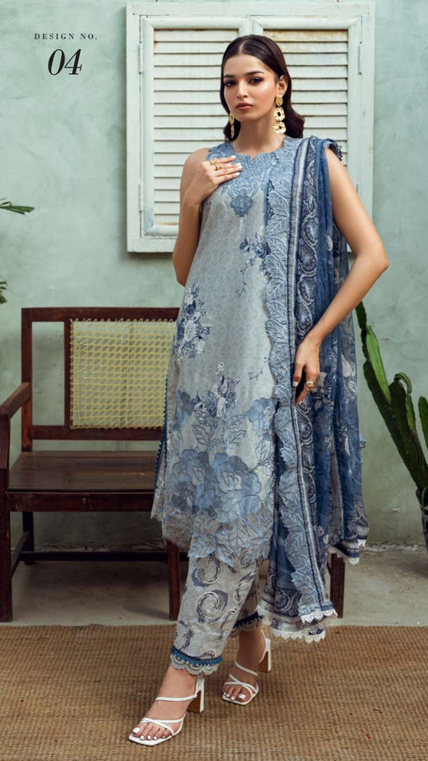 ALZOHAIB SUNSHINE BLOOM PRINTKARI UN-STITCHED 3PC | D-10