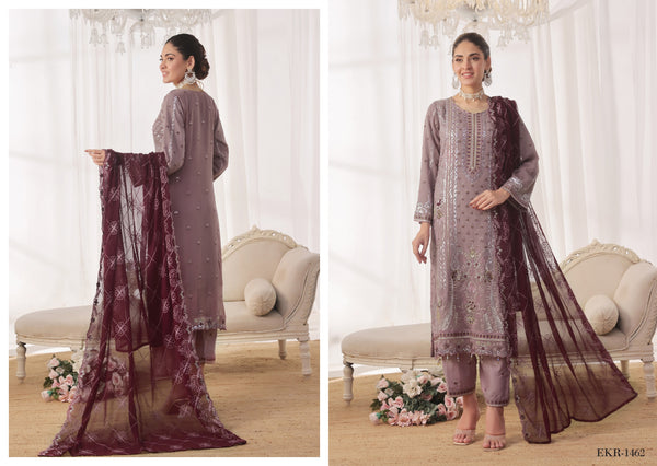 INARA BY BIN HAMEED | SEMI-STITCHED CHIFFON | D-03