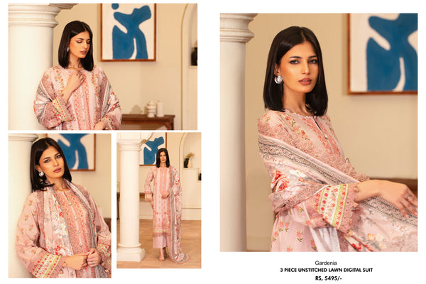 MAUSUMMERY STITCHED 3PC | D-02