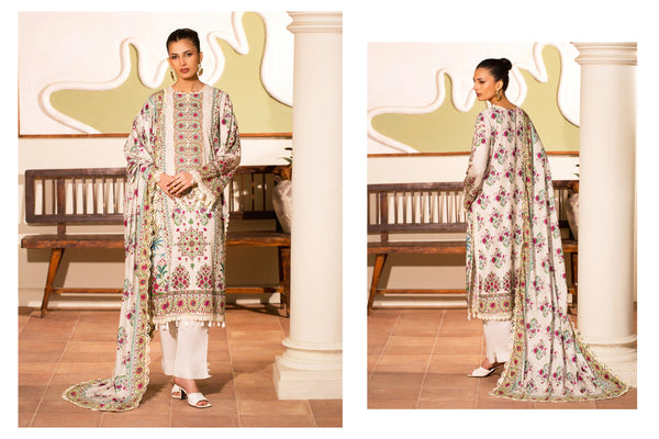 MAUSUMMERY STITCHED 3PC | D-01