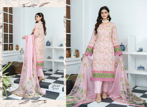 MASHAAL BY RIAZ ARTS | UN-STITCHED 3PC |D-10