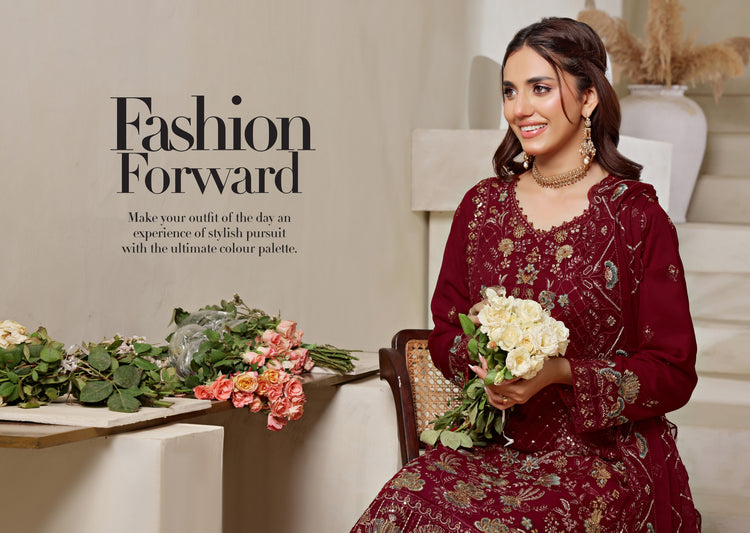 BISMA BY BIN HAMEED SEMI-STITCHED | DA-1402