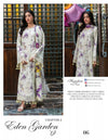 EDEN GARDEN BY HUMDUM UN-STITCHED 3PC | D-06